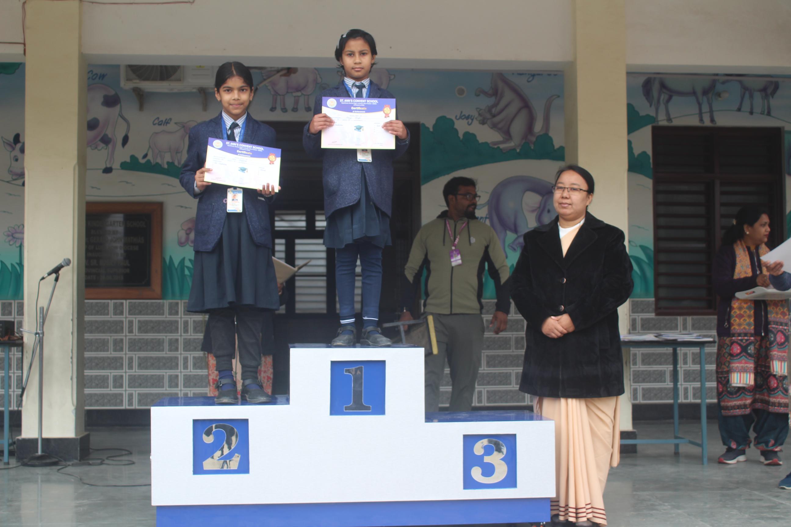 Various Competition Winners Classes I to V 2025-26