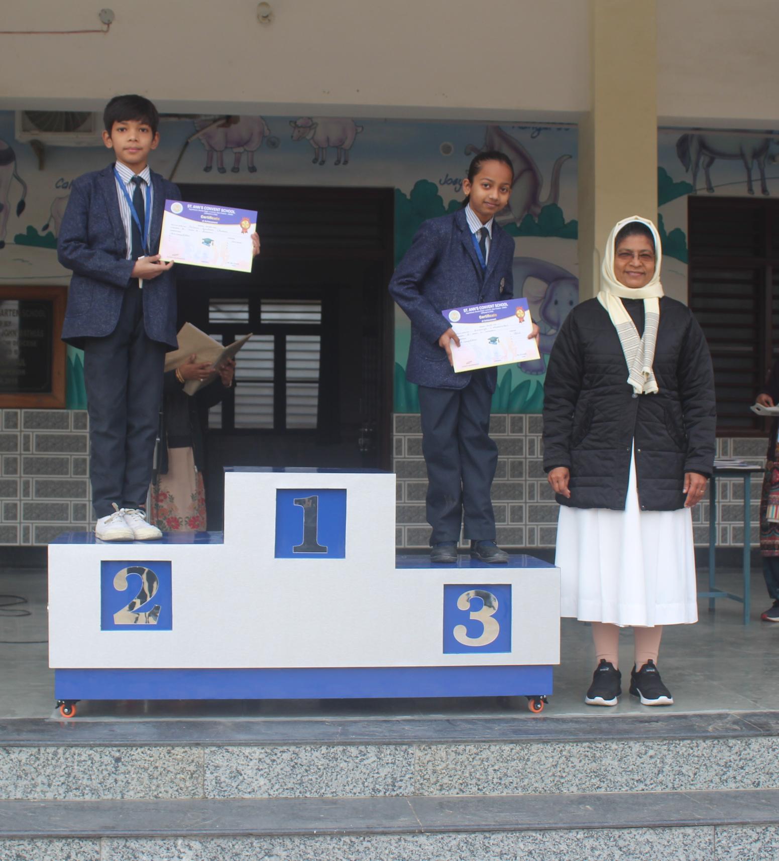 Various Competition Winners Classes I to V 2025-26